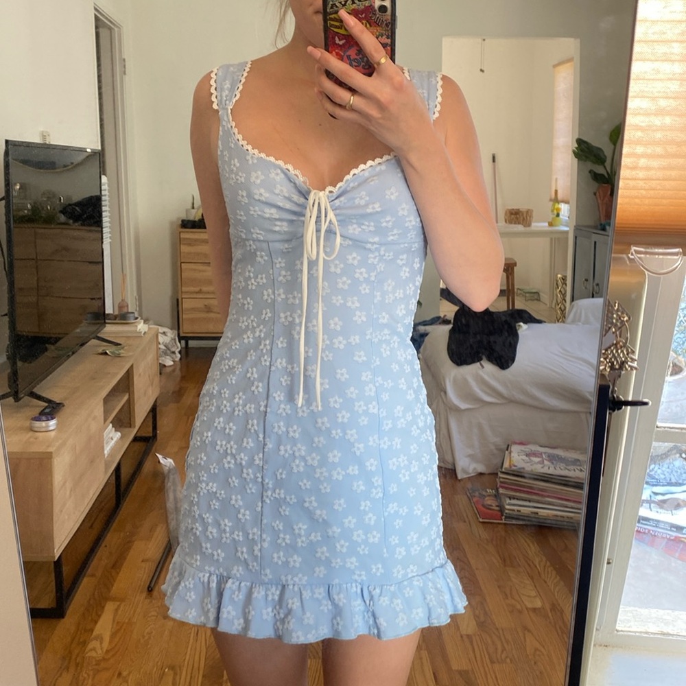 Lucy in the Sky Blue Floral Dress
